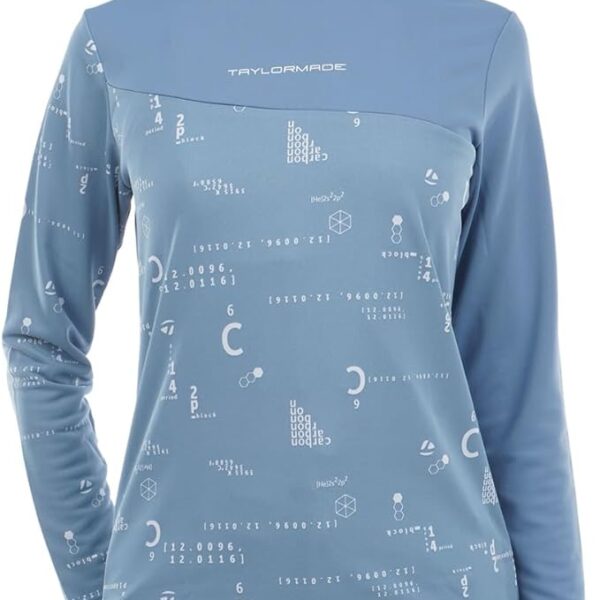 Áo Golf Nữ Dài Tay TaylorMade Element Graphic L/S Mock Shirt TL120