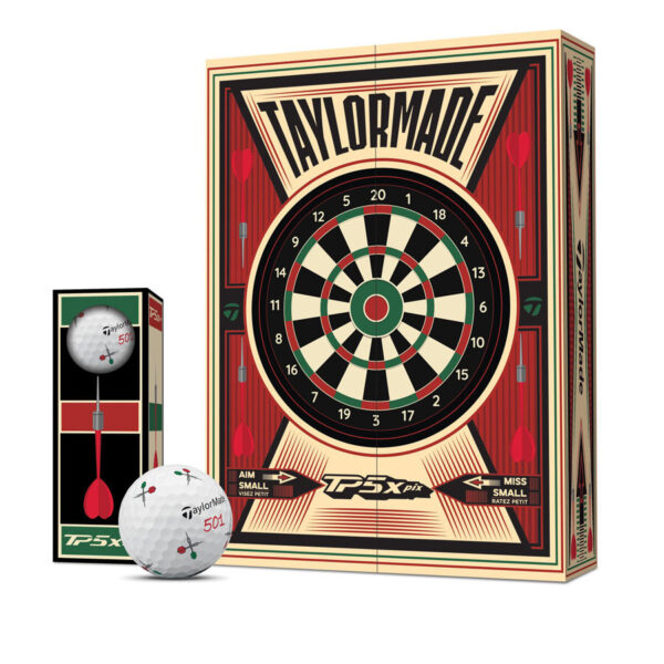 Bộ Bóng Golf TP5x Stripe pix Darts TaylorMade 2025