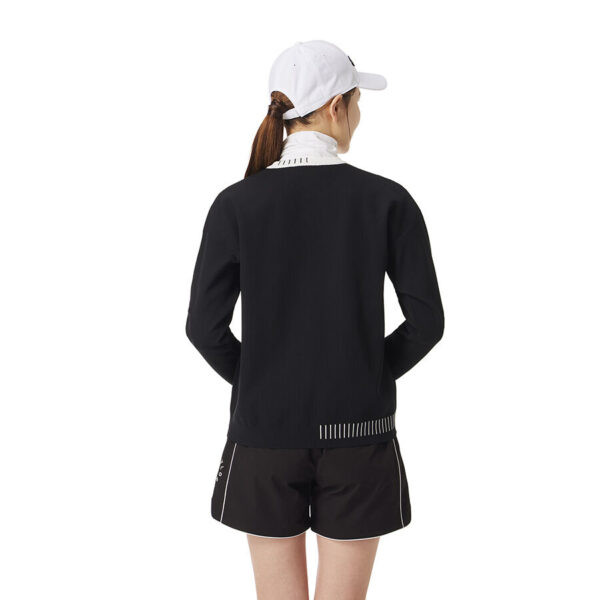 Áo Len Golf Nữ Cổ Tròn Bo Viền TL529 TaylorMade Màu Đen (2)