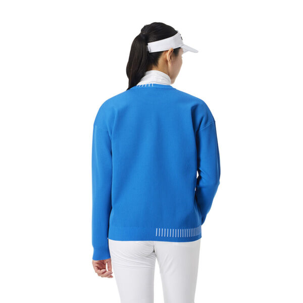 Áo Len Golf Nữ Cổ Tròn Bo Viền TL529 TaylorMade Màu xanh dương (4)