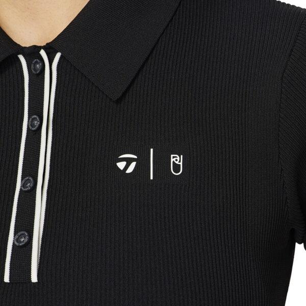 Áo Polo Len Golf Nữ TM×UA TL584 TaylorMade Màu Đen (5)