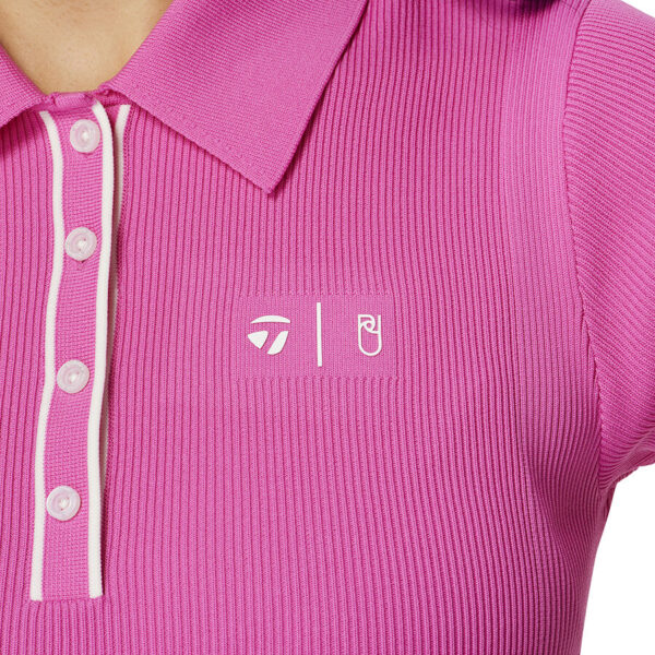 Áo Polo Len Golf Nữ TM×UA TL584 TaylorMade Màu Hồng (5)