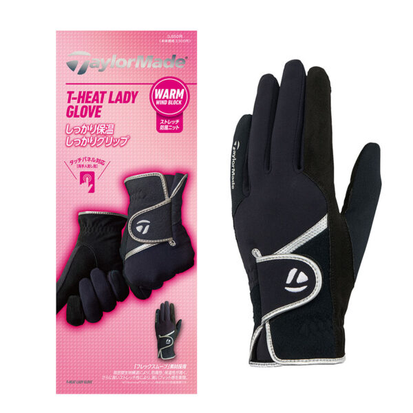 Găng Tay Golf Nữ T-HEAT TL610 TaylorMade Màu Đen (4)
