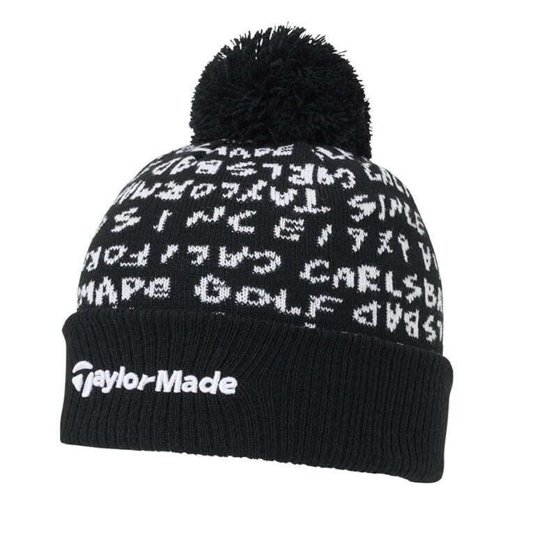 Mũ Len Golf Nam Word Graphic UN930 TAYLORMADE Màu Đen