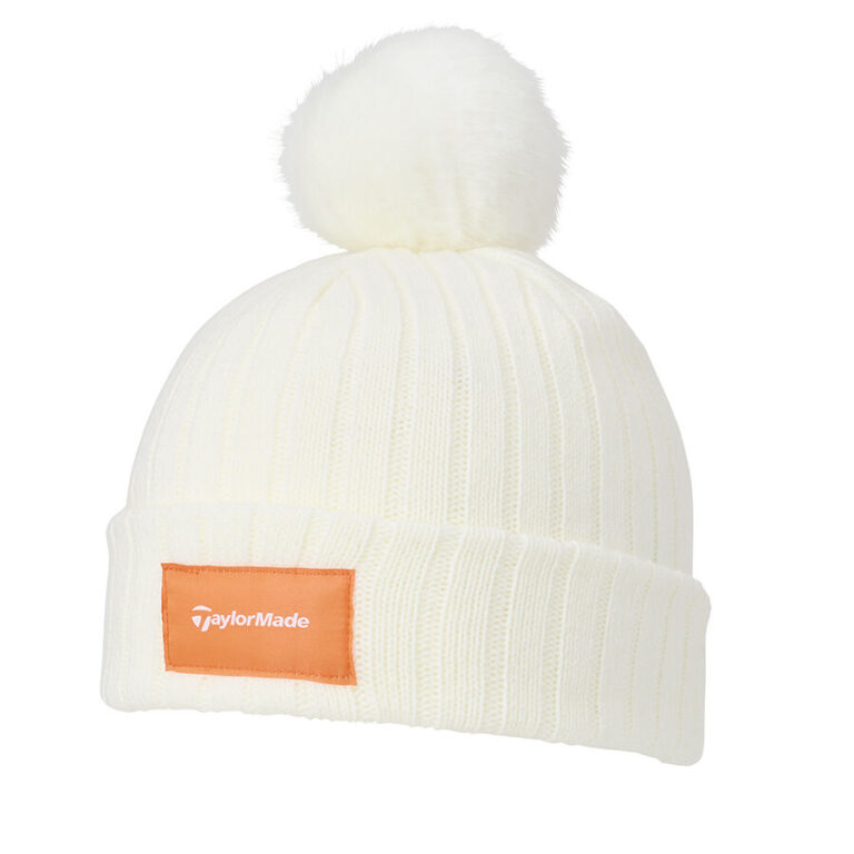 Mũ Len Golf Nữ Pom-Pom UN944 TaylorMade màu trắng