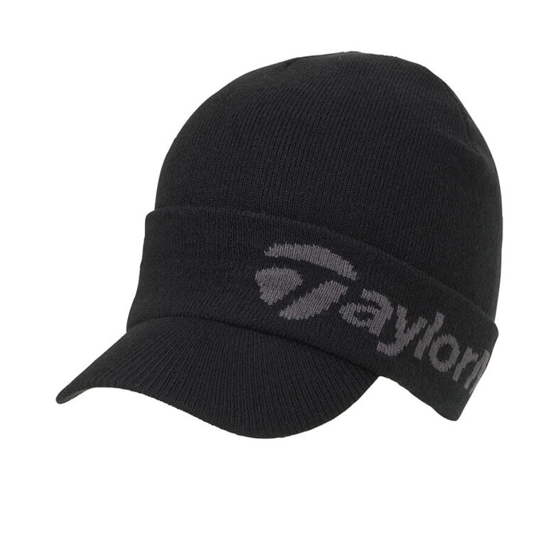 Mũ Len Lưỡi Trai Golf Nam UN922 TaylorMade Màu Đen (2)