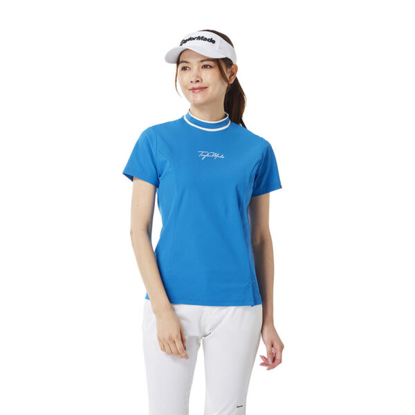 Áo Golf Nữ Tay Ngắn Cổ Mock Script Logo TL521