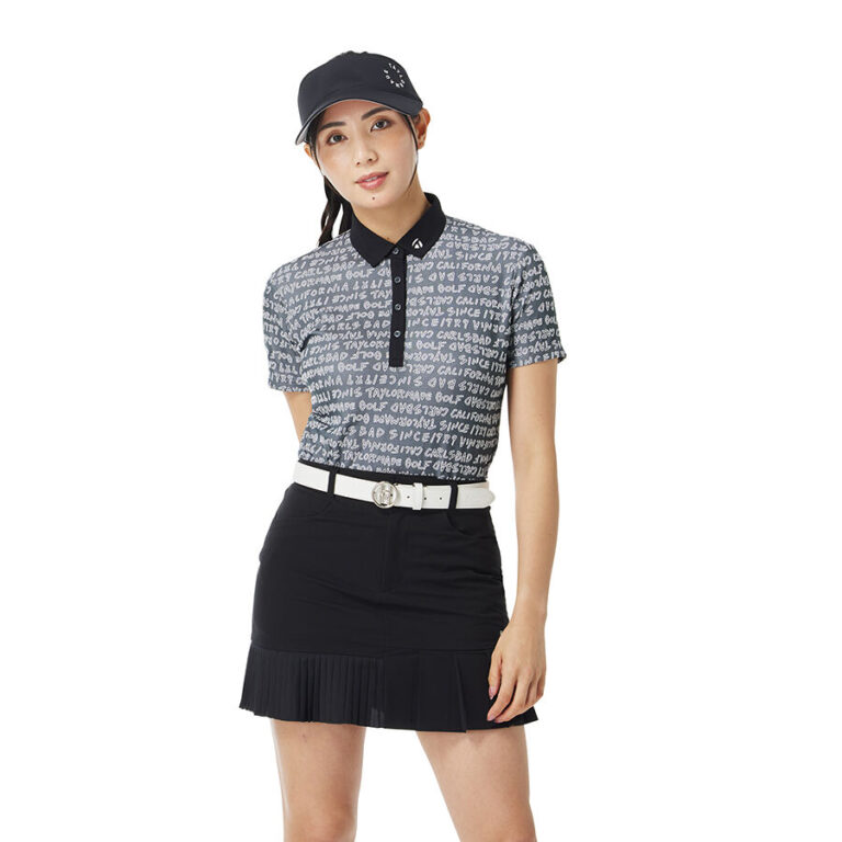 Áo Polo Golf Nữ Wording Jacquard TL520