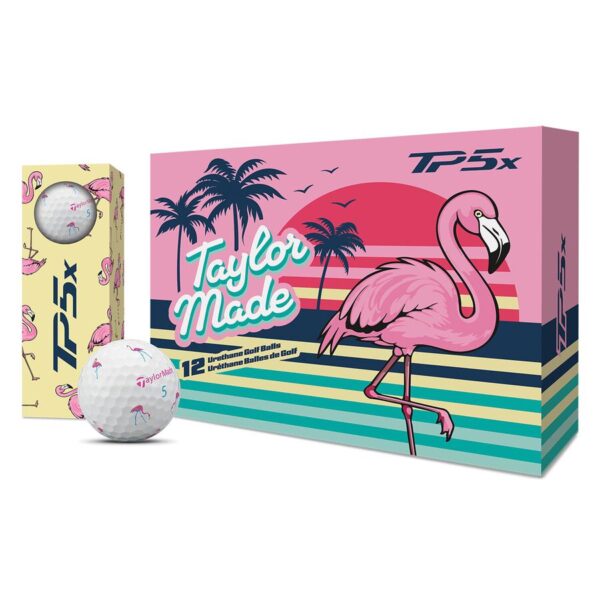 Bóng Golf TP5/TP5x pix Flamingo Limited Taylormade 2026