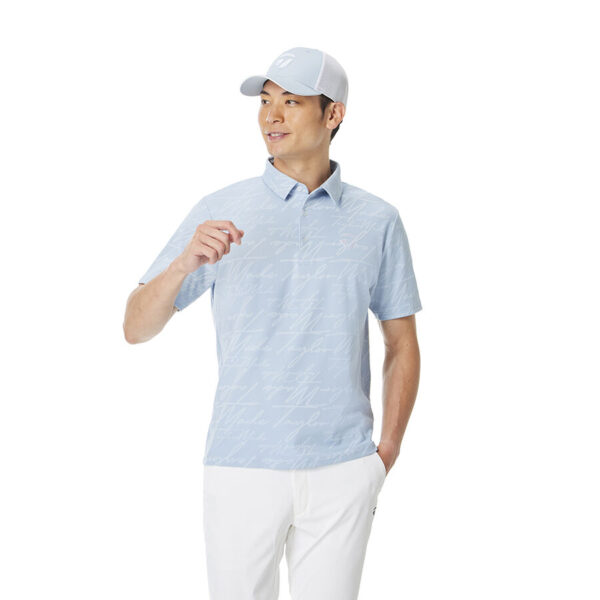Áo polo ngắn tay Golf script jacquard Taylormade TL738