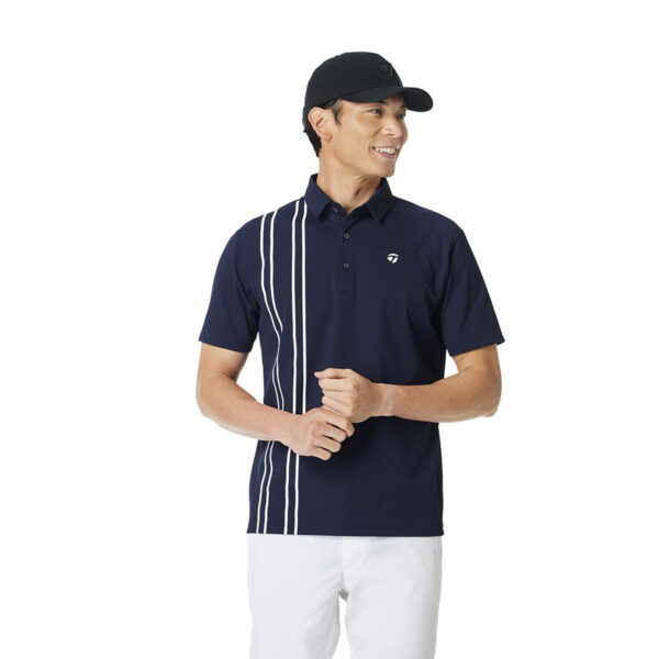 Áo polo ngắn tay Golf vertical stripe Taylormade TL758