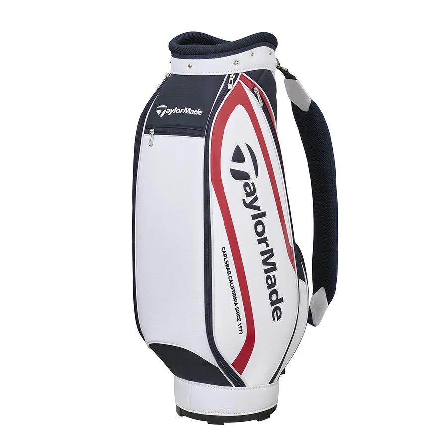 Tui gay golf staff bag True Lite caddie bag TaylorMade TL873 Mau Trang navy do 2