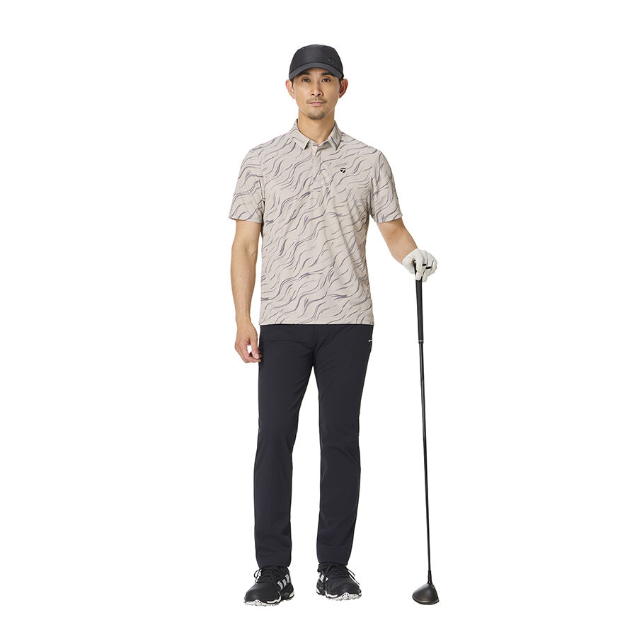 Áo Polo TaylorMade T-ICE Sand Graphic S/S Polo TO001 2 Ao Polo TaylorMade T ICE Sand Graphic SS Polo TO001 Mau Be 2