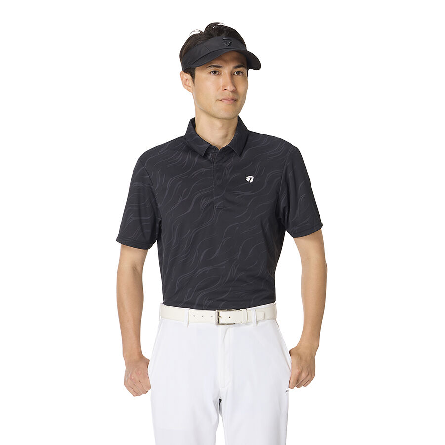 Áo Polo TaylorMade T-ICE Sand Graphic S/S Polo TO001 5 Ao Polo TaylorMade T ICE Sand Graphic SS Polo TO001 Mau Den 1