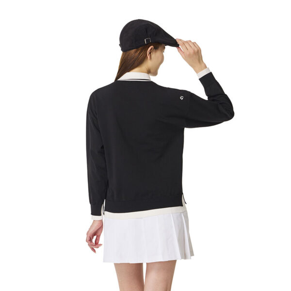 Ao len golf nu Fake Layered LS Sweater TaylorMade TO077 mau den 3