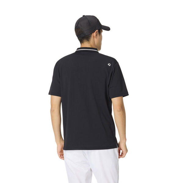 Ao polo golf Basic Lined Rib SS TaylorMade TO005 Mau Den 3