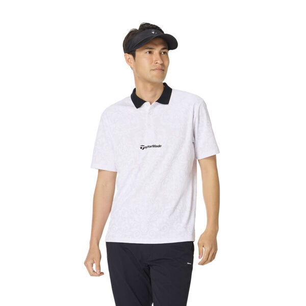 Ao polo golf Graphic Jacquard SS TaylorMade TO004 Mau Trang 1
