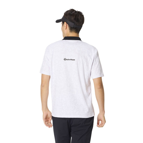 Ao polo golf Graphic Jacquard SS TaylorMade TO004 Mau Trang 3