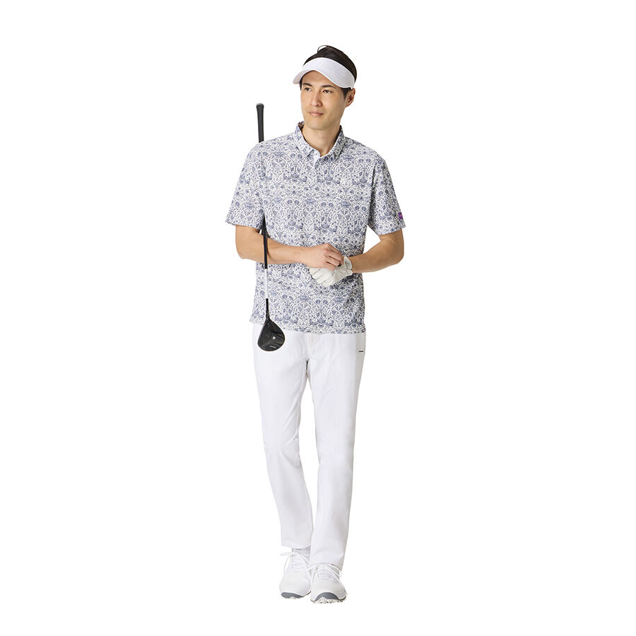 Áo polo golf Liberty Fabric S/S TaylorMade TO006 10 Ao polo golf Liberty Fabric SS TaylorMade TO006 Mau Trang 2