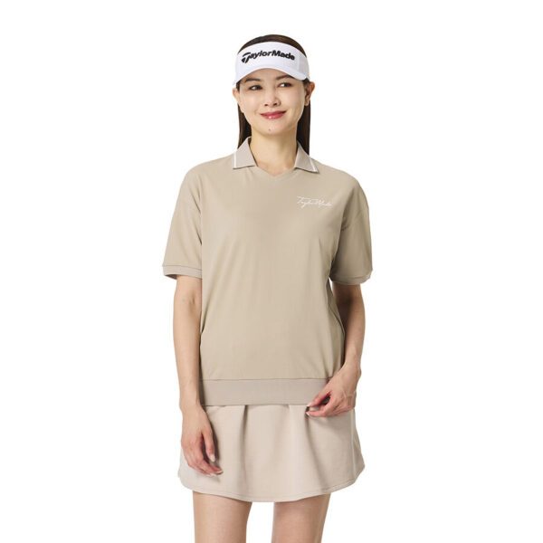 Áo polo golf nữ Script Logo Skipper S/S TaylorMade TO060