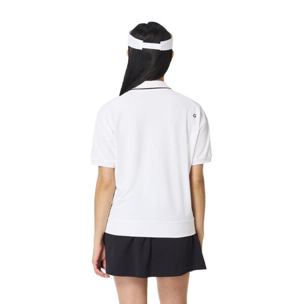 Ao polo golf nu Script Logo Skipper SS TaylorMade TO060 Mau Trang 3