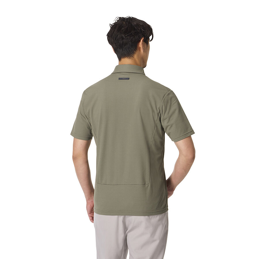 Áo polo unisex TM×UA Shoulder Logo S/S TaylorMade TO158 3 Ao polo golf unisex TM×UA Shoulder Logo SS TaylorMade TO158 3