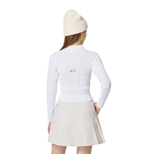 Áo polo nữ TM×UA Knit L/S TaylorMade TO164 18 Ao polo nu TM×UA Knit LS TaylorMade TO164 Mau Trang Nga 3