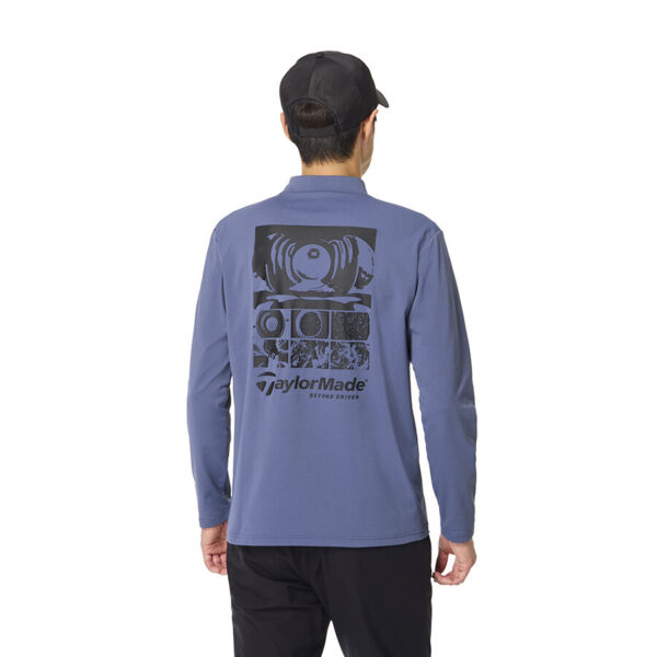 Áo dài tay nam T-CONTROL Back Print L/S Mock TaylorMade TO026 14 Ao dai tay nam T CONTROL Back Print LS Mock TaylorMade TO026 Mau Xanh Ca Map 3