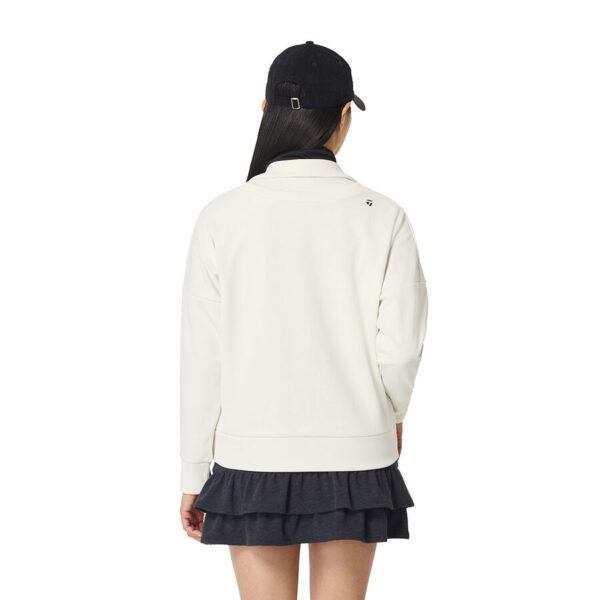 Ao dai tay nu Windblock Half Zip Pullover TaylorMade TO095 Mau Trang Nga 3