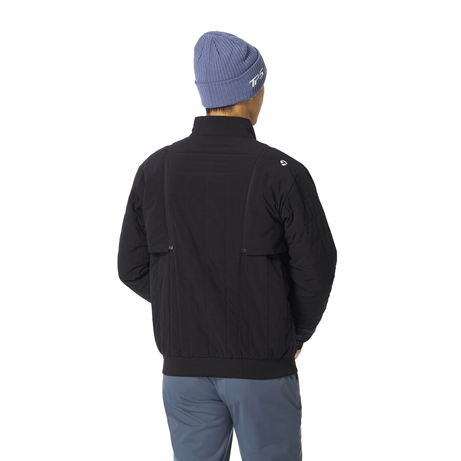 Áo khoác Octa Quilt Jacket 2WAY TaylorMade TO037 6 Ao khoac Octa Quilt Jacket 2WAY TaylorMade TO037 Mau Den 3