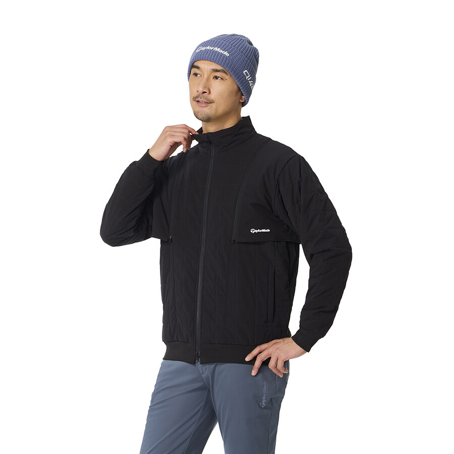 Áo khoác Octa Quilt Jacket 2WAY TaylorMade TO037 1 Ao khoac Octa Quilt Jacket 2WAY TaylorMade TO037 Mau Den 6