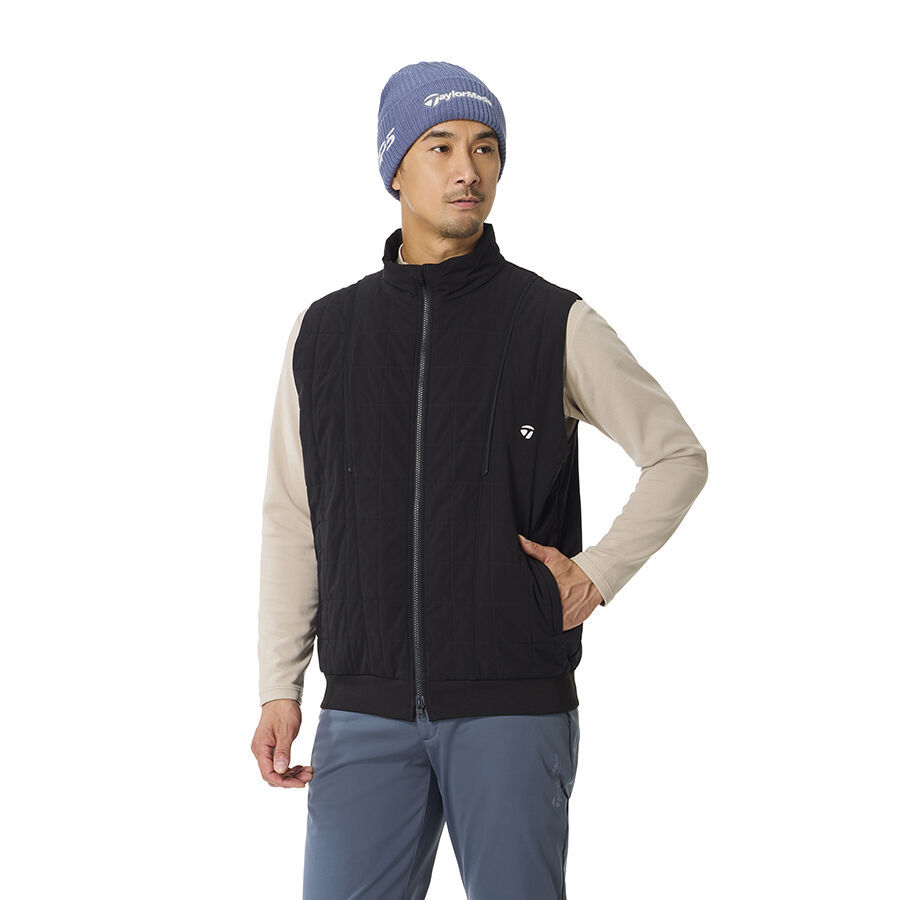 Áo khoác Octa Quilt Jacket 2WAY TaylorMade TO037 2 Ao khoac Octa Quilt Jacket 2WAY TaylorMade TO037 Mau Den 7