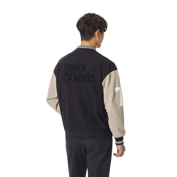 Ao khoac bong chay unisex HT Baseball Jacket TaylorMade TO145 Mau Den 3