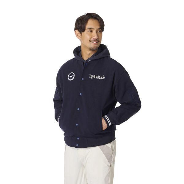 Ao khoac bong chay unisex HT Baseball Jacket TaylorMade TO145 Navy 1