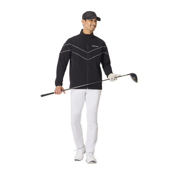 Ao khoac golf Stretch Piping Jacket TaylorMade TO015 Mau Den 2