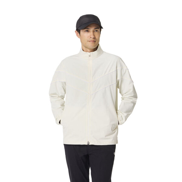 Ao khoac golf Stretch Piping Jacket TaylorMade TO015 Mau Trang Nga 1