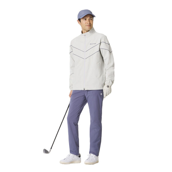 Ao khoac golf Stretch Piping Jacket TaylorMade TO015 Mau Xam 2