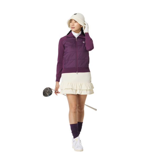 Ao khoac len nu Hybrid Sweater Jacket TaylorMade TO094 Mau Tim Man 2