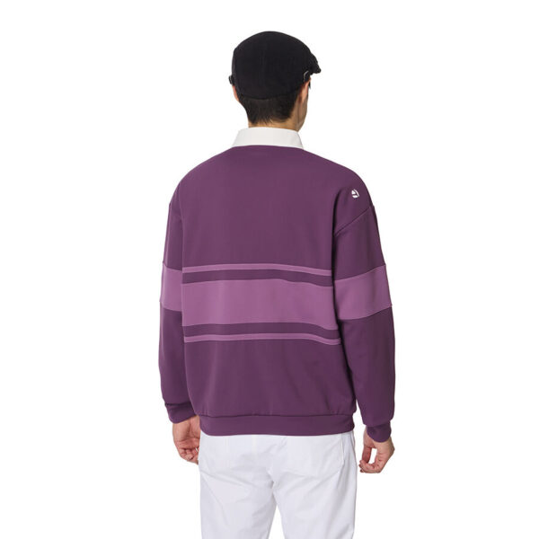 Ao polo dai tay nam Windblock LS TaylorMade TO045 Mau Tim Man 3