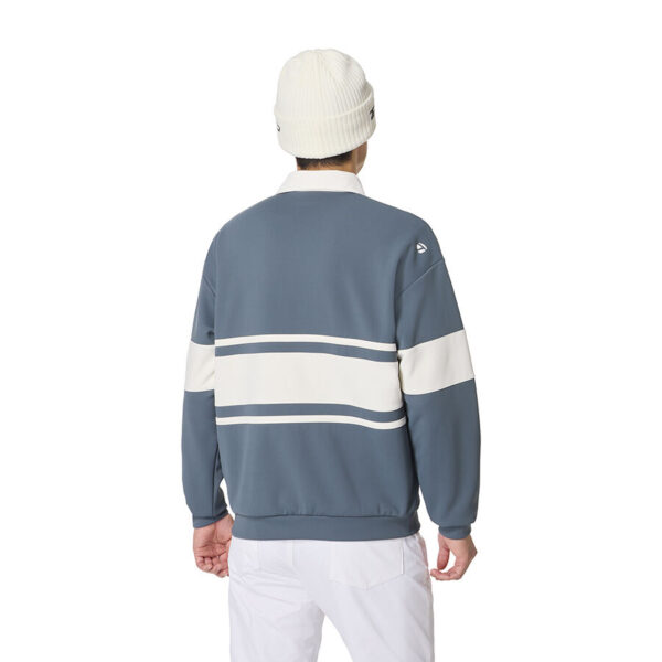 Ao polo dai tay nam Windblock LS TaylorMade TO045 Mau Xanh Da Phien 3