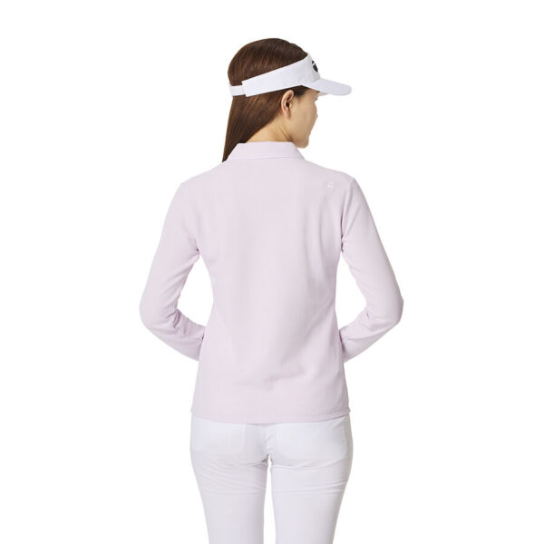 Ao polo dai tay nu Script Logo Skipper LS TaylorMade TO080 Mau Hong Nhat 3
