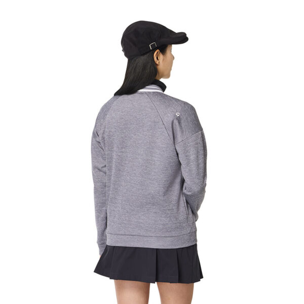 Ao polo dai tay nu Sweat LS Pullover TaylorMade TO076 Mau Xam Ghi 3