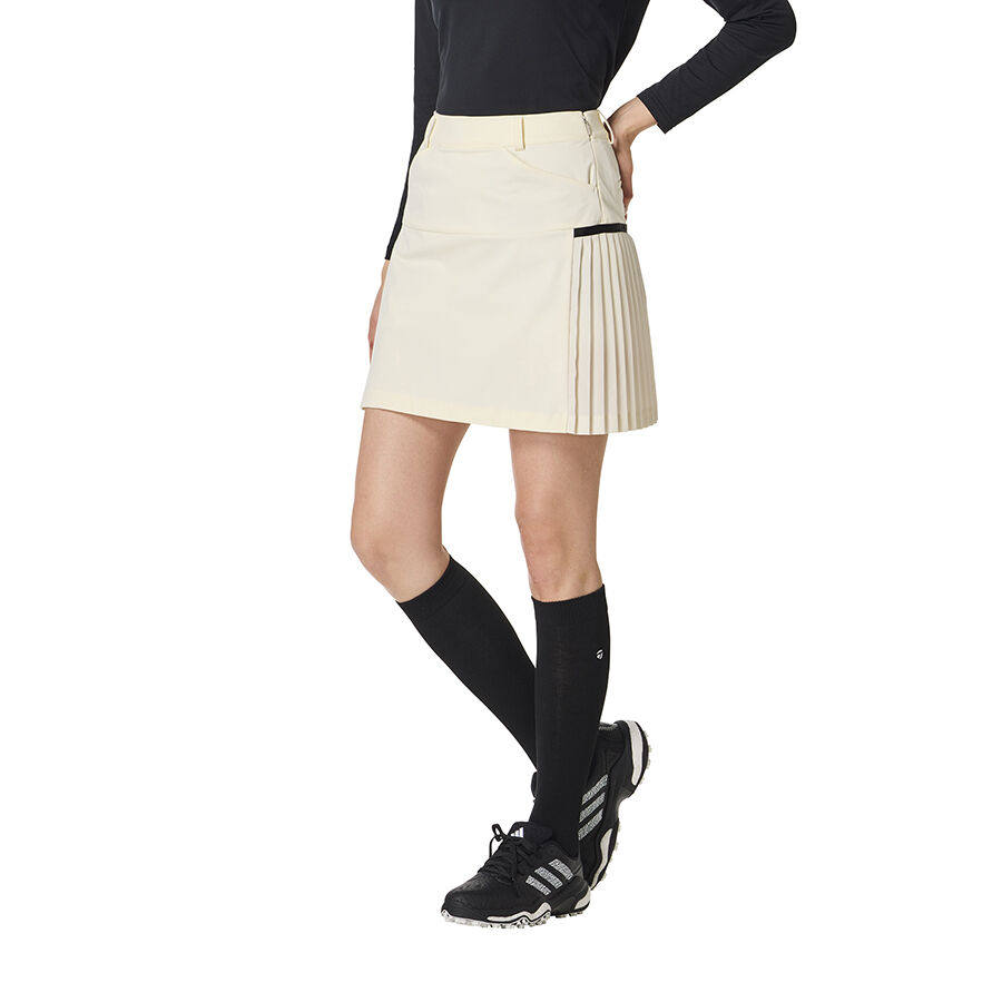 Chân váy nữ Side Pleats Skort TaylorMade TO088 5 Chan vay golf nu Side Pleats Skort TaylorMade TO088 Mau Trang Nga 1