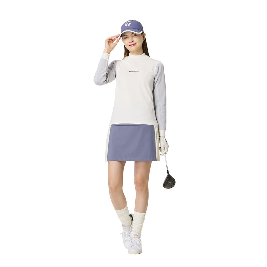 Chân váy nữ Side Pleats Skort TaylorMade TO088 2 Chan vay golf nu Side Pleats Skort TaylorMade TO088 Mau xam Ca Map 2