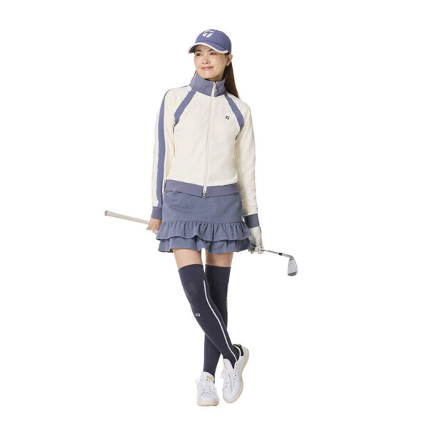 Chan vay nu Wool Blend Gather Flare Skort TaylorMade TO107 Mau Xam 2